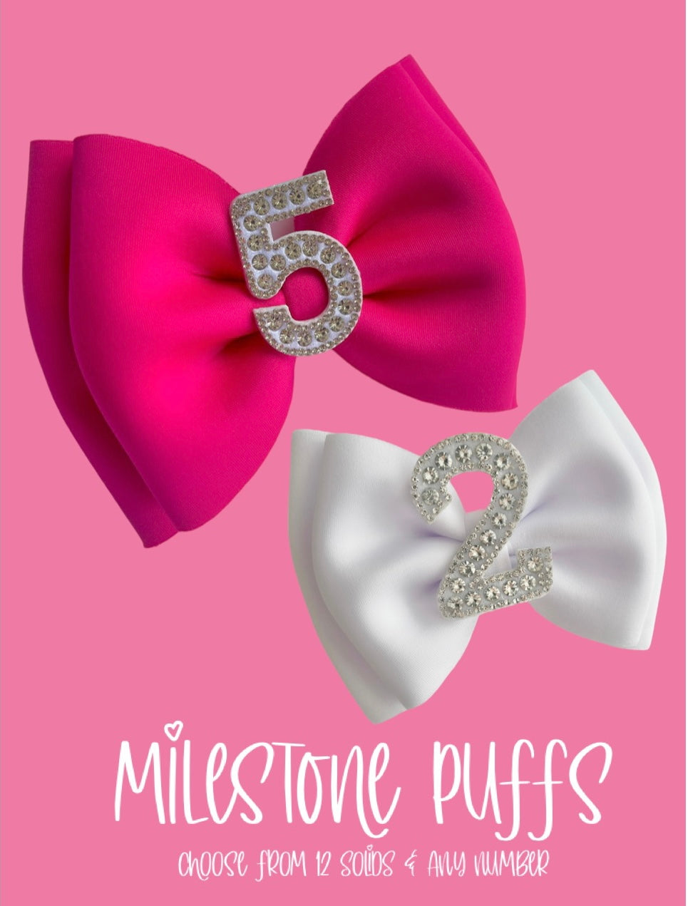 Bling Letter & Number Puffs